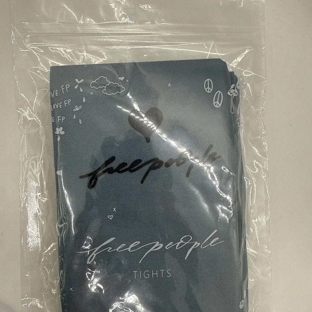 Free People Tights Women's Nylon Spandex One Size NWT